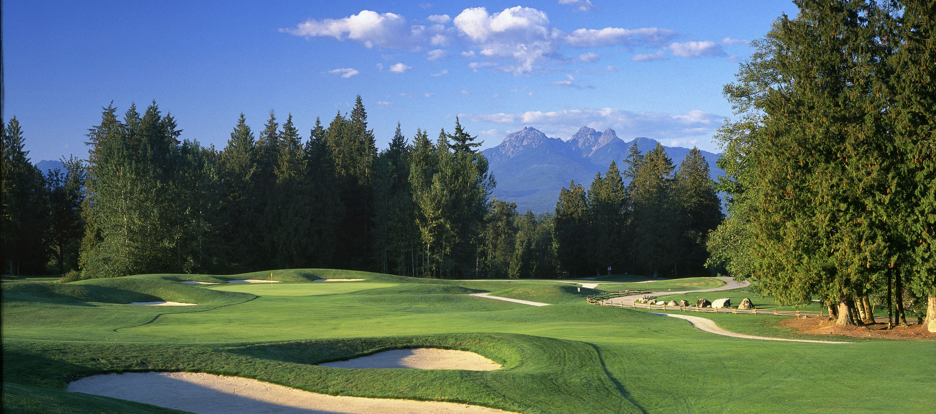 Redwoods golf course Hole 1 Banner