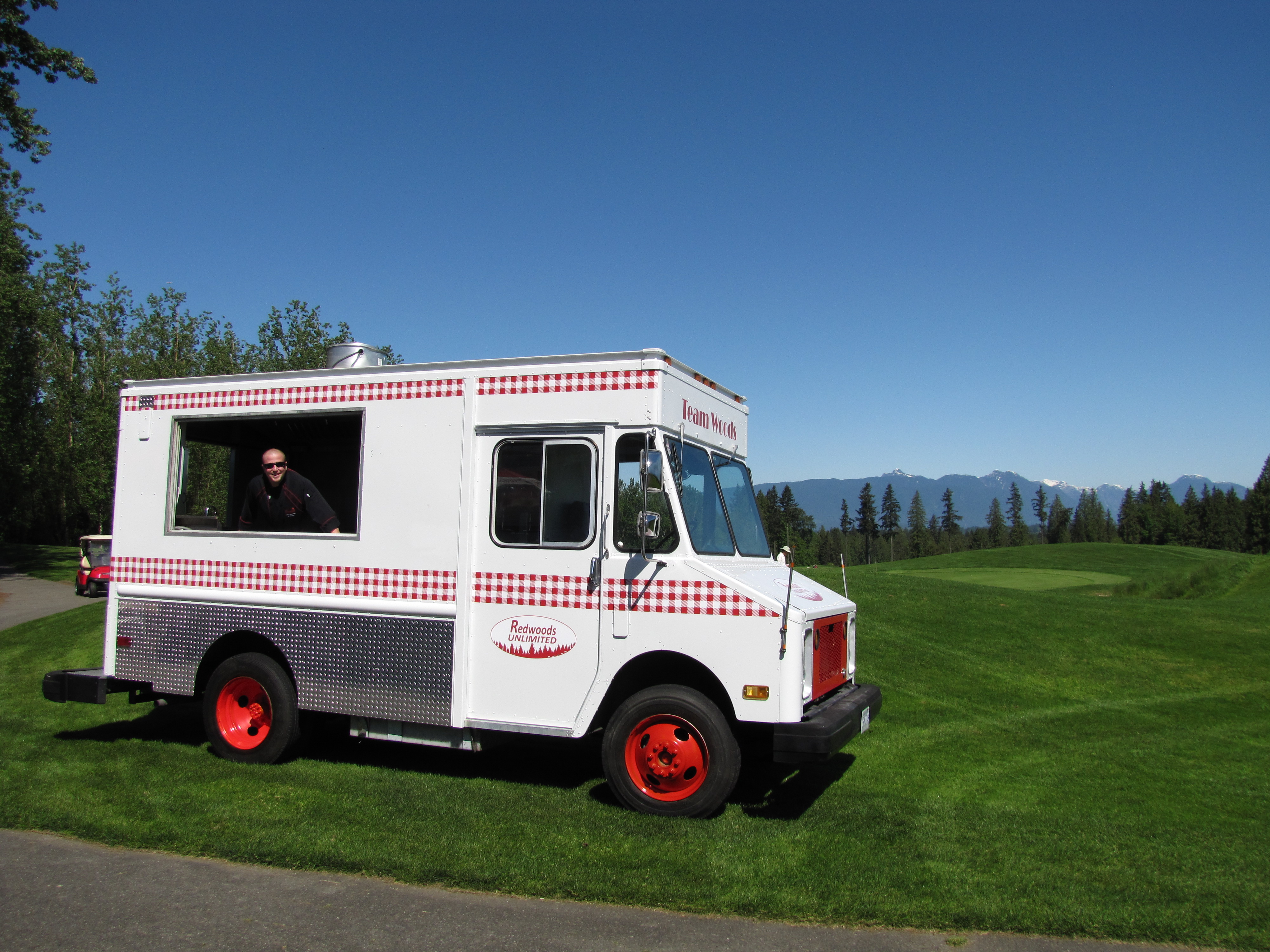 Golf course food truck